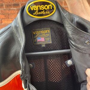 Vanson riding leather